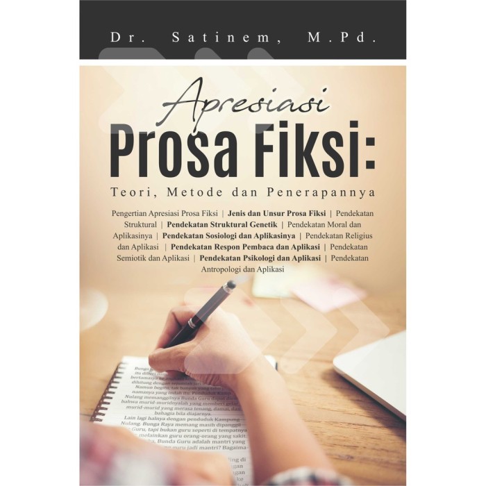 Apresiasi Prosa Fiksi: Teori, Metode, Dan Penerapannya