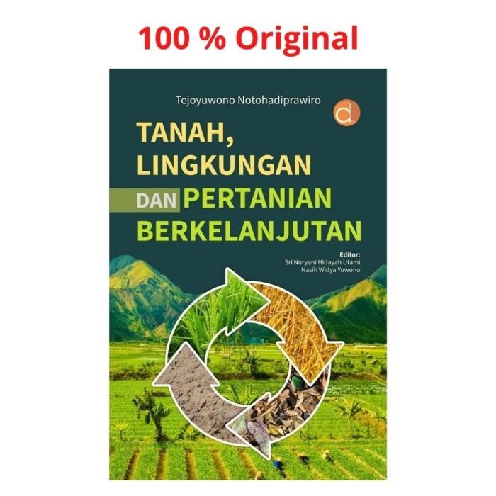 Tanah, Lingkungan dan Pertanian Berkelanjutan - Tejoyuwono Notoha