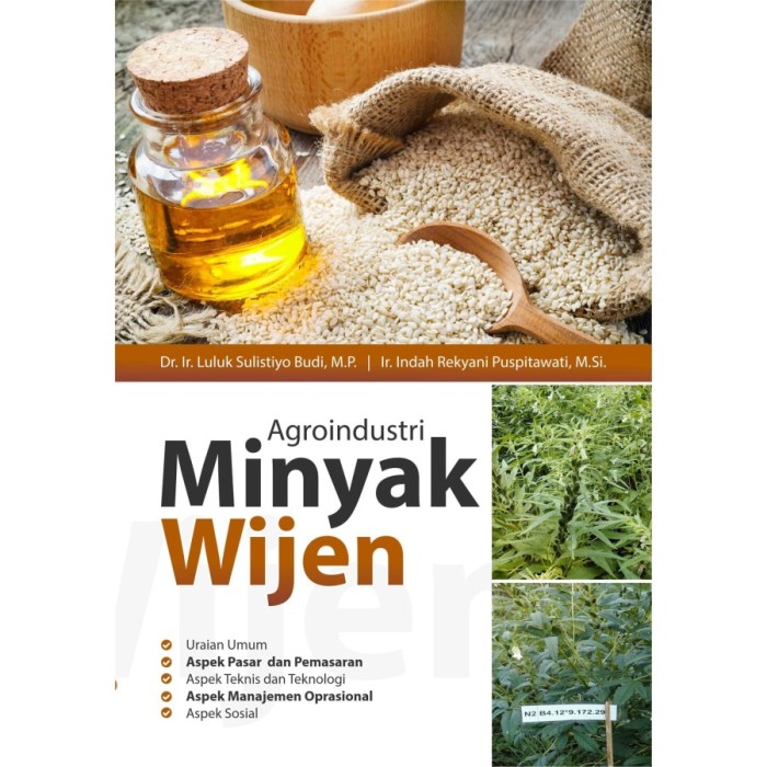 Agroindustri Minyak Wijen - Luluk Sulistiyo Budi