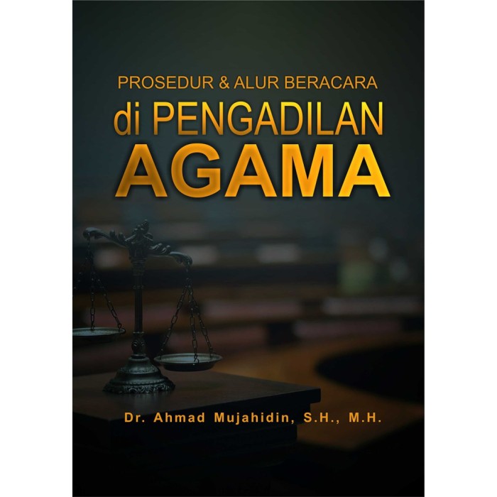 Buku Prosedur dan Alur Beracara di Pengadilan Agama