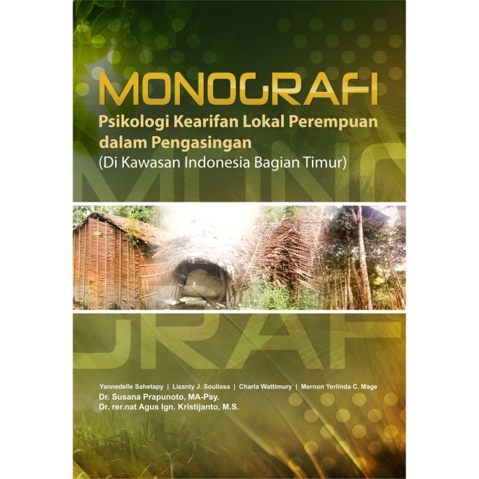 Monografi Psikologi Kearifan Lokal Perempuan dalam Pengasingan