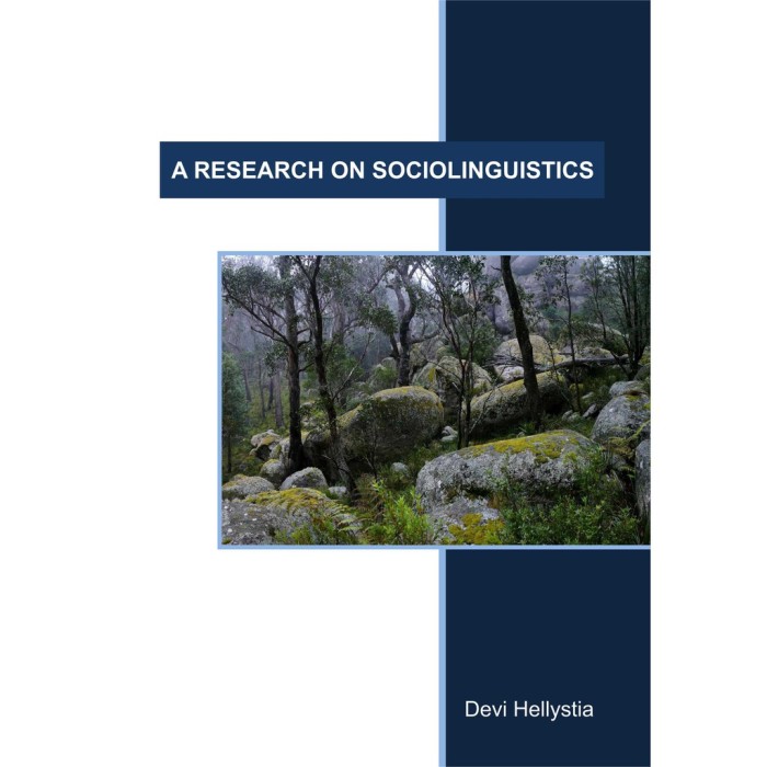 A Research On Sociolinguistics Original