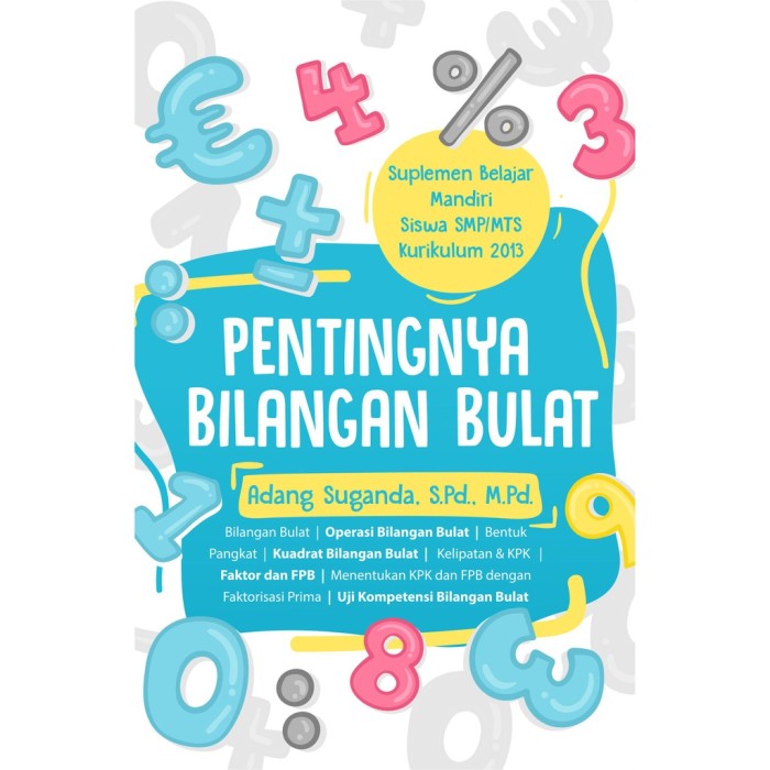 Pentingnya Bilangan Bulat: Suplemen Belajar Mandiri Siswa Smp/Mts