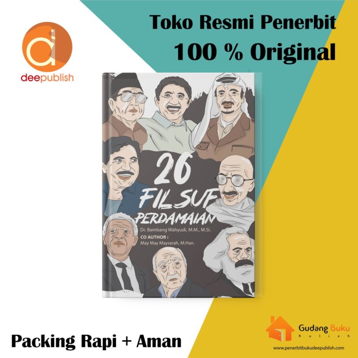 26 Filsuf Perdamaian - Bambang Wahyudi - Deepublish
