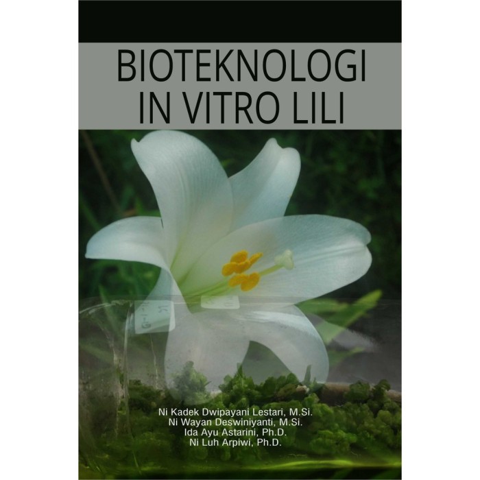 Bioteknologi In Vitro Lili Deepublish