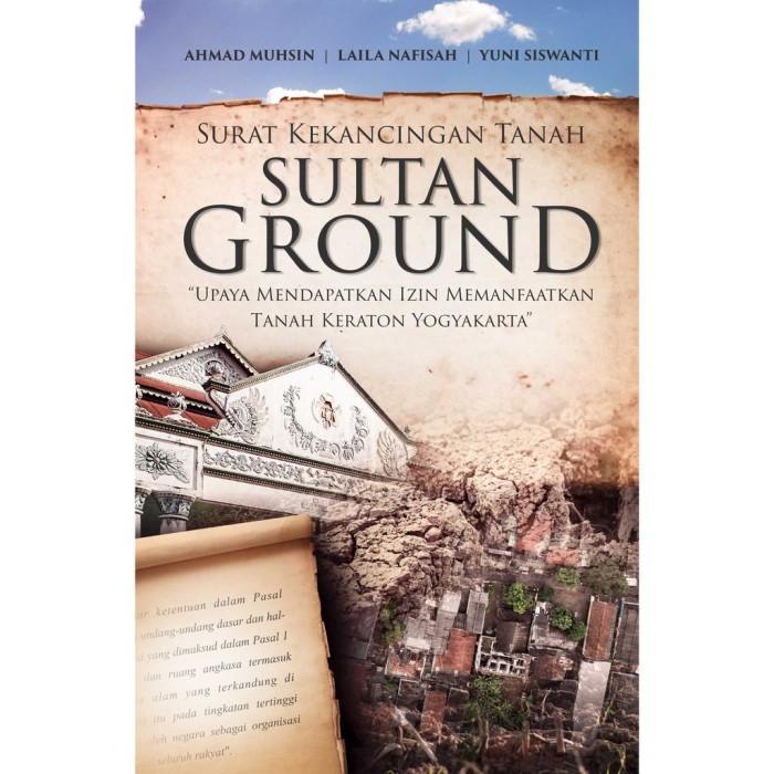 Buku Surat Kekancingan Tanah Sultan Ground