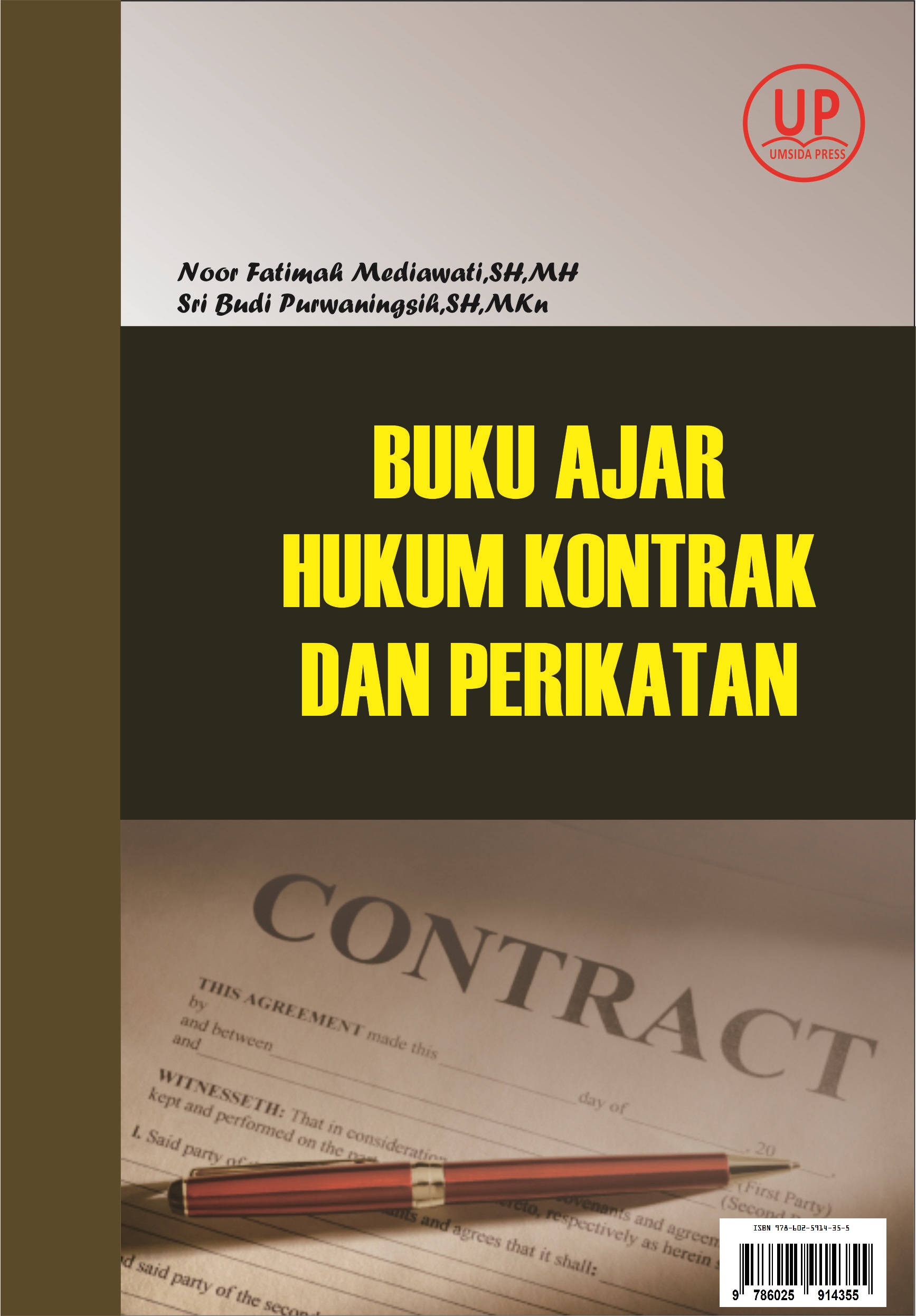 Buku Ajar Hukum Kontrak Dan Perikatan